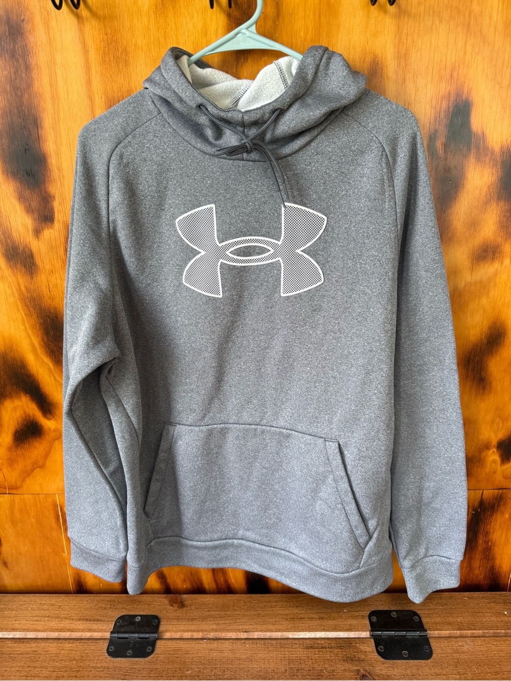 Under Armour Men's Gray V-Neck Pullover Hoodie